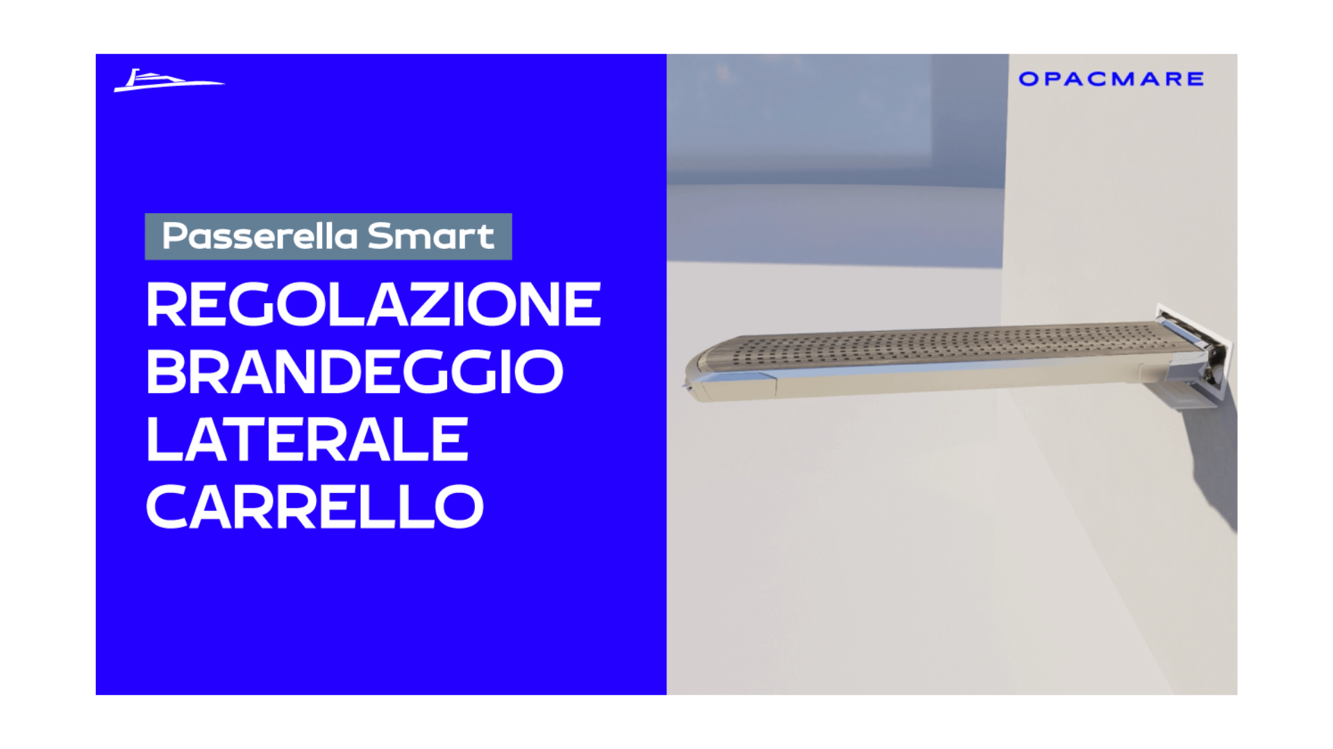 Alt REGOLAZIONE BRANDEGGIO LATERALE CARRELLO